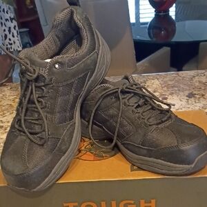 Men's Black Steel Toes Work Shoes